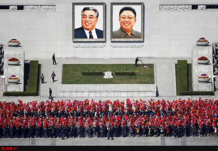 تصاویر سالگرد تولد بنیانگذار کره شمالی,عکس های پیونگ یانگ,عکس سالگرد تولد کیم ایل سونگ در پیونگ یانگ
