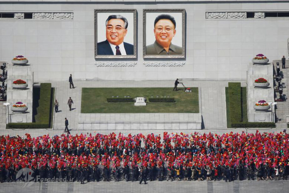 تصاوی سالگرد تولد کیم ایل سونگ,تصاوی روز خورشید,عکس اماده سازی جشن روز ملی در کره شمالی