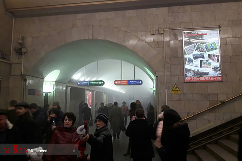 تصاویر انفجار در متروی سن پترزبورگ, عکس های انفجار در متروی سن پترزبورگ, تصاویر انفجار سن پترزبورگ