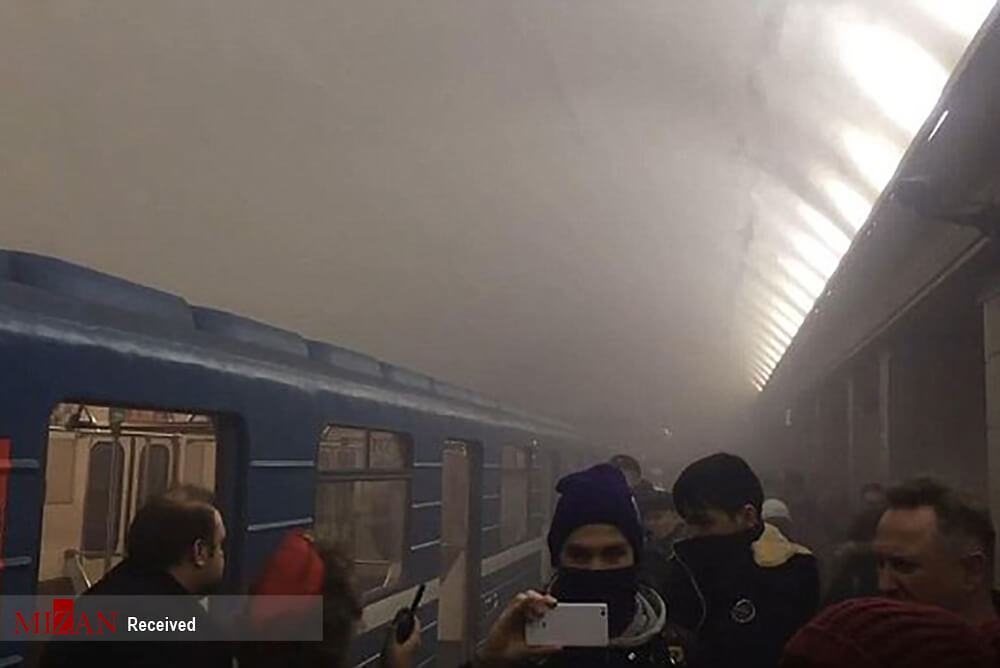 تصاویر انفجار در متروی سن پترزبورگ, عکس های انفجار در متروی سن پترزبورگ, تصاویر انفجار سن پترزبورگ