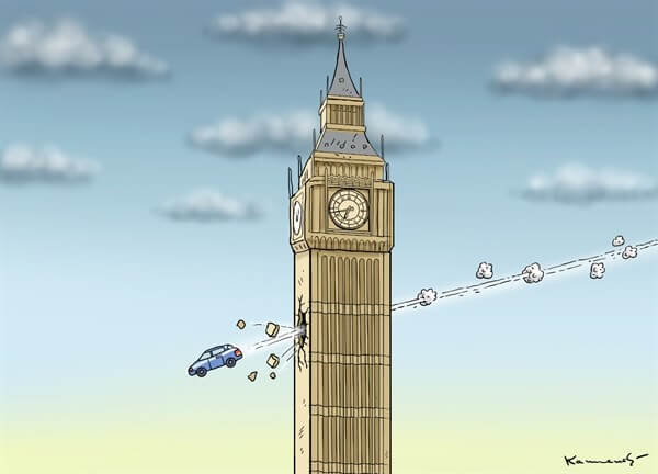 کاریکاتور,عکس کاریکاتور,کاریکاتور سیاسی اجتماعی,کاریکاتوری از عملیات تروریستی در لندن