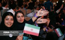 تصاویر گردهمایی حامیان حسن روحانی,عکس گردهمایی جوانان حامی روحانی,عکس های حامیان جوان روحانی