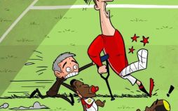 کاریکاتور,عکس کاریکاتور,کاریکاتور ورزشی,کاریکاتور ژوزه مورینیو و مصدومین تیم منچستر یونایتد