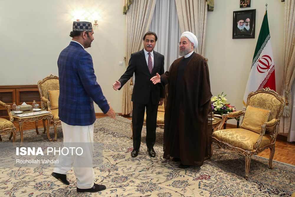 تصاویر دیدار رییس مجلس پاکستان و روحانی,عکس های حسن روحانی و ایاز صادق,عکس ملاقات رییس مجلس پاکستان و روحانی