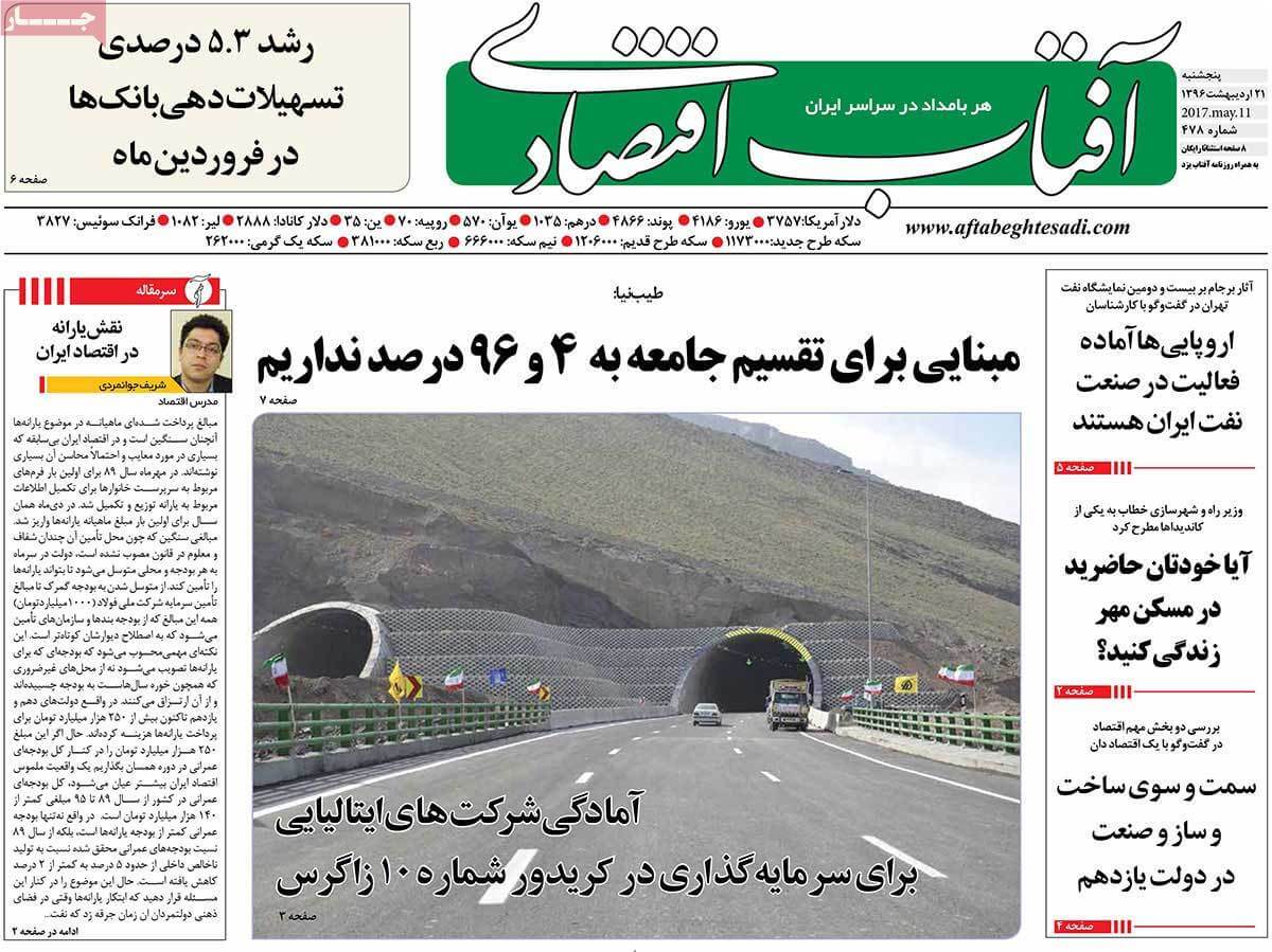 روزنامه,روزنامه های امروز,روزنامه های اقتصادی,عکس تیتر روزنامه های اقتصادی,تصویر تیتر روزنامه های اقتصادی 21 اردیبهشت,عکس تیتر روزنامه های اقتصادی 21 اردیبهشت
