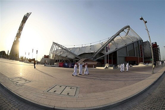 تصاویرجام جهانی 2022 درقطر,عکس های ورزشگاه های خلیفه قطر,تصاویربازی تیم‌های السد و الریان درورزشگاه یخچالی,