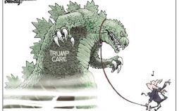 عکس کاریکاتور ترامپ