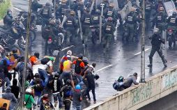 عکس های اعتراض‌های خیابانی مردم ونزوئلا در کاراکاس,تصاویر اعتراض‌های خیابانی مردم ونزوئلا در کاراکاس,عکس های تظاهرات ضد دولتی در ونزوئلا