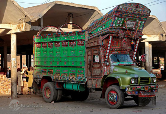 اخبار جالب,خبرهای جالب,خواندنی ها و دیدنی ها,کامیون‌های پاکستانی