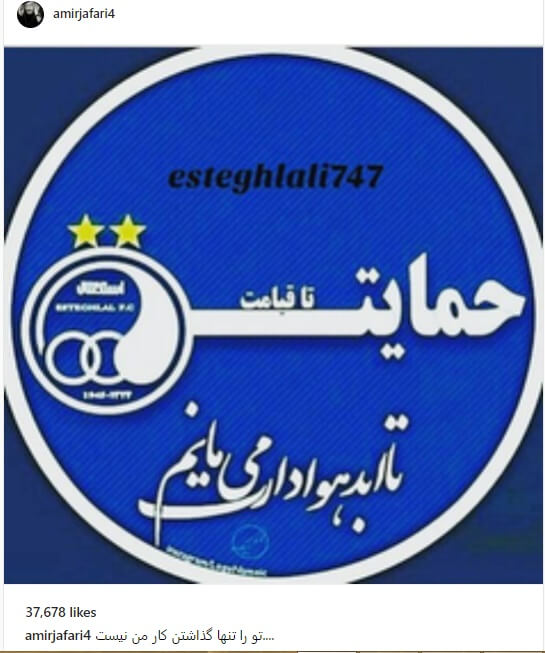 اخبار هنرمندان,خبرهای هنرمندان,بازیگران سینما و تلویزیون,تیم استقلال