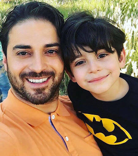 اخبار هنرمندان,خبرهای هنرمندان,بازیگران سینما و تلویزیون,بابک جهانبخش و پسرش