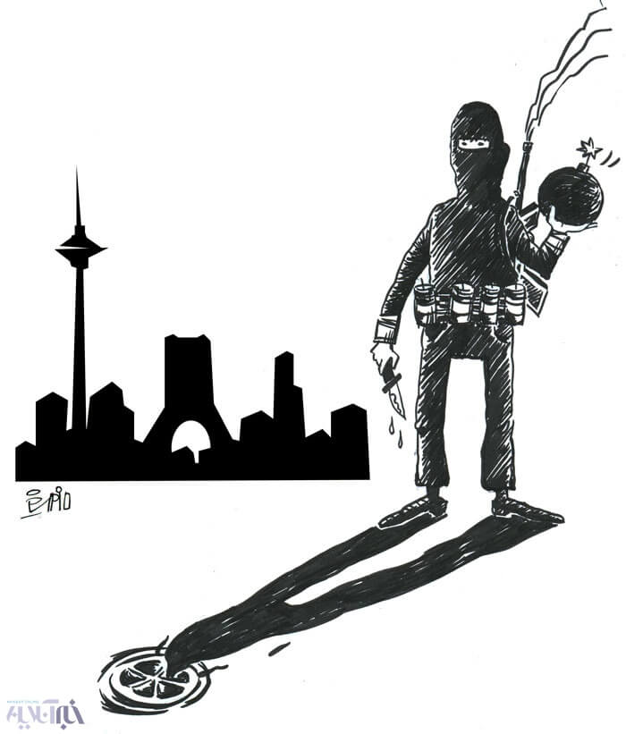 کاریکاتور,عکس کاریکاتور,کاریکاتور سیاسی اجتماعی,عکس کاریکاتور حمله تروریستی داعش در تهران,تصویر کاریکاتور حمله تروریستی داعش در تهران, حمله تروریستی داعش در تهران
