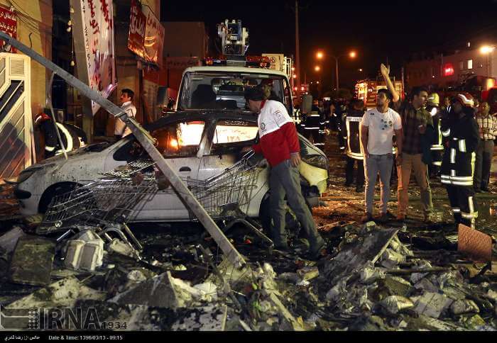 عکس های انفجار در شیراز,تصاویر انفجار در شیراز,عکس های انفجار فرشگاه در شیراز