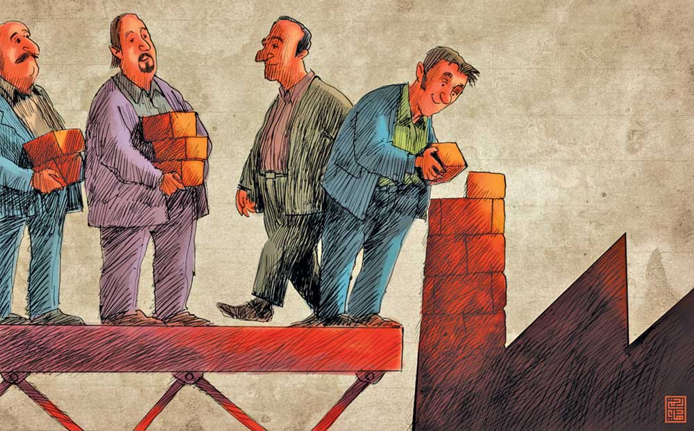 کاریکاتور اقتصاد ایران