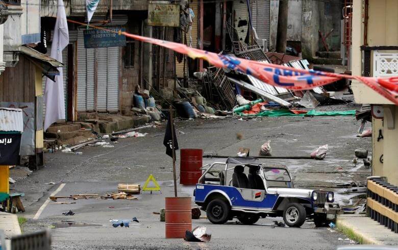 عکس های نبر فیلیپینی ها و داعش,تصاویر تصرف فیلیپین توسط گروه داعش,عکس تصرف شهر ماراوی توسط داعش