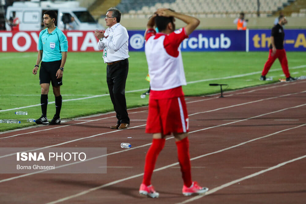 تصاویر دیدار تیم‌های فوتبال پرسپولیس و لخویا,عکس های دیدار تیم‌های فوتبال پرسپولیس و لخویا در ورزشگاه آزادی,دیدار تیم‌های فوتبال پرسپولیس و لخویا