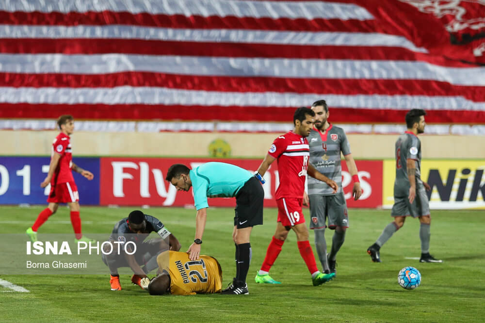 تصاویر دیدار تیم‌های فوتبال پرسپولیس و لخویا,عکس های دیدار تیم‌های فوتبال پرسپولیس و لخویا در ورزشگاه آزادی,دیدار تیم‌های فوتبال پرسپولیس و لخویا