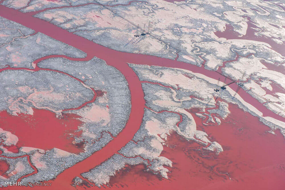 تصاویردشت های رنگی نمک,تصاویردشت های نمک جهان,عکس های دشت های نگی