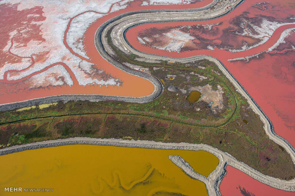 تصاویردشت های رنگی نمک,تصاویردشت های نمک جهان,عکس های دشت های نگی