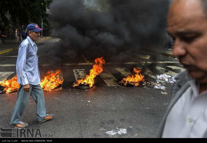 عکس های مخالفان دولت در ونزوئلا,تصاویر تظاهرات مخالفان دولت در ونزوئلا,تصاویر درگیری پلیس و مردم در ونزوئلا