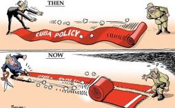 عکس کاریکاتور ترامپ و کوبا,تصویر کاریکاتور ترامپ, کاریکاتور ترامپ