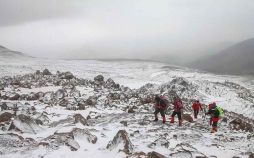 تصاویربرف تابستانی درکوه سبلان,عکس های سرما و برف تابستانی,تصاویربرف تابستانی در کوه سبلان ایران,