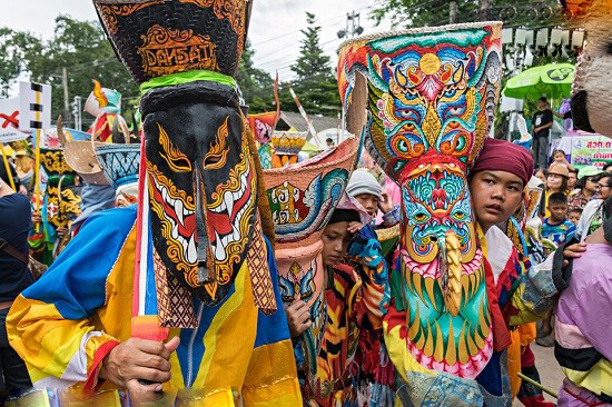 اخبار جالب,خبرهای جالب,خواندنی ها و دیدنی ها,جشنواره ارواح در تایلند