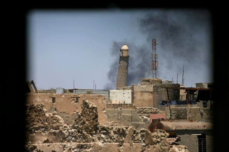 تصاویرمسجد النوری موصل پس از تخریب داعش,عکس های مسجد النوری موصل قبل ازتخریب داعش,تصاویرمسجد النوری موصل