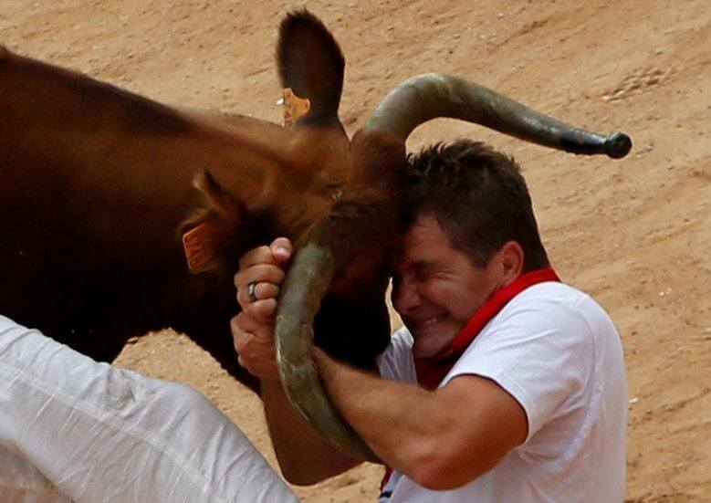 عکس های جشنواره گاوبازی در اسپانیا,تصاویر جشنواره گاوبازی سان فرمین,عکس جشنواره سان فرمین در پامپلونا