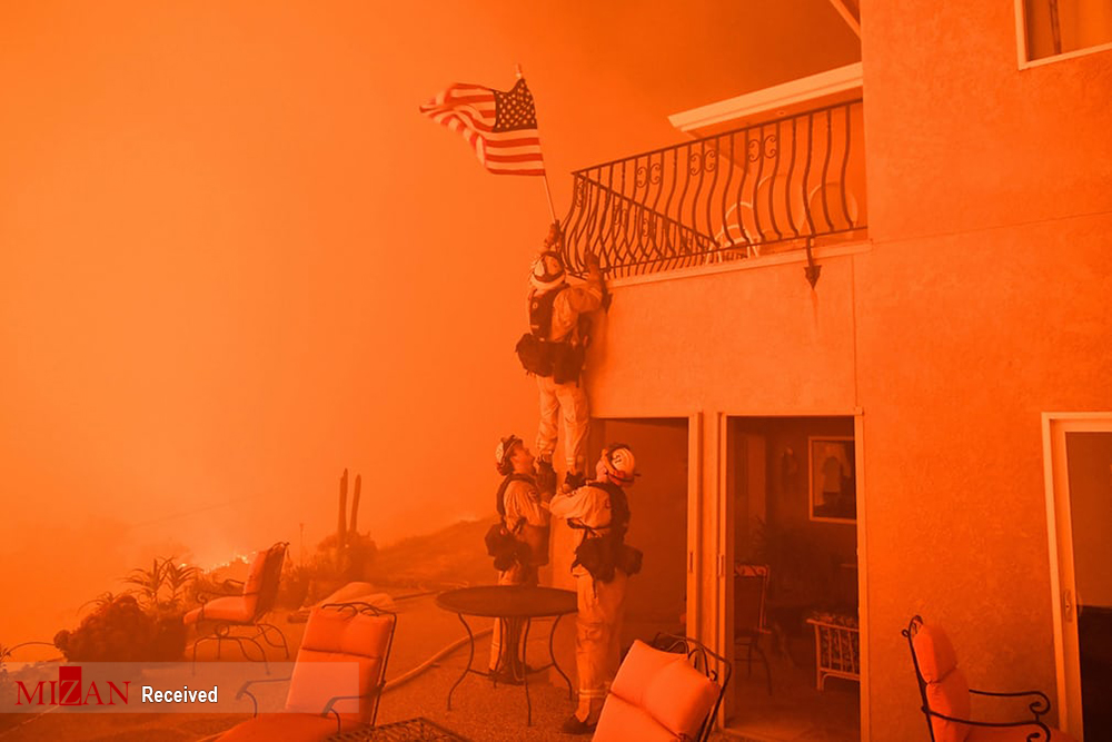 تصاویر آتش سوزی در کالیفرنیا,عکسهای آتش سوزی در کالیفرنیا,عکس آتش سوزی در کالیفرنیا