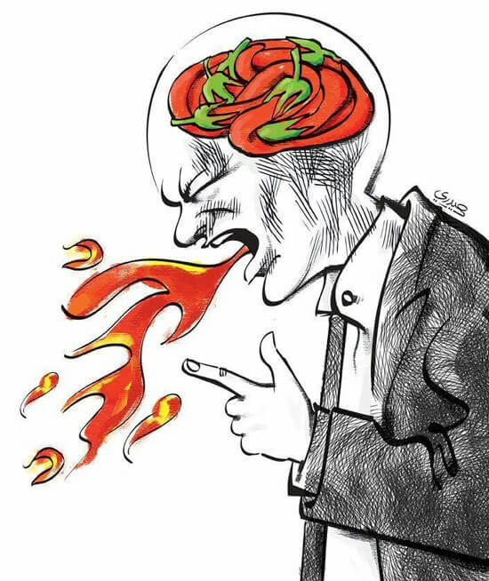 کاریکاتور هتاکی به رئیس جمهور در نماز عید فطر