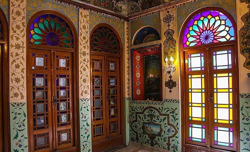 تصاویر عمارت بادگیر,عکس های عمارت بادگیر در کاخ گلستان,عکس عمارت هزارپنجره