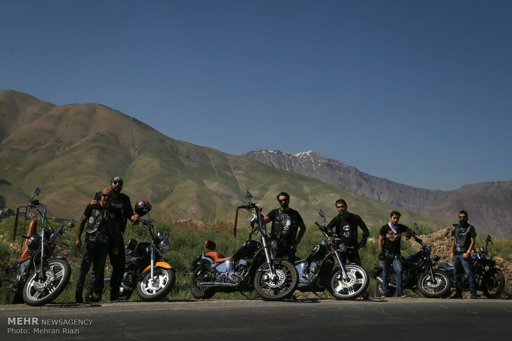 تصاویر موتورسواران کروز در ایران,عکس کافه بلوز,عکس های موتورسواری کروز