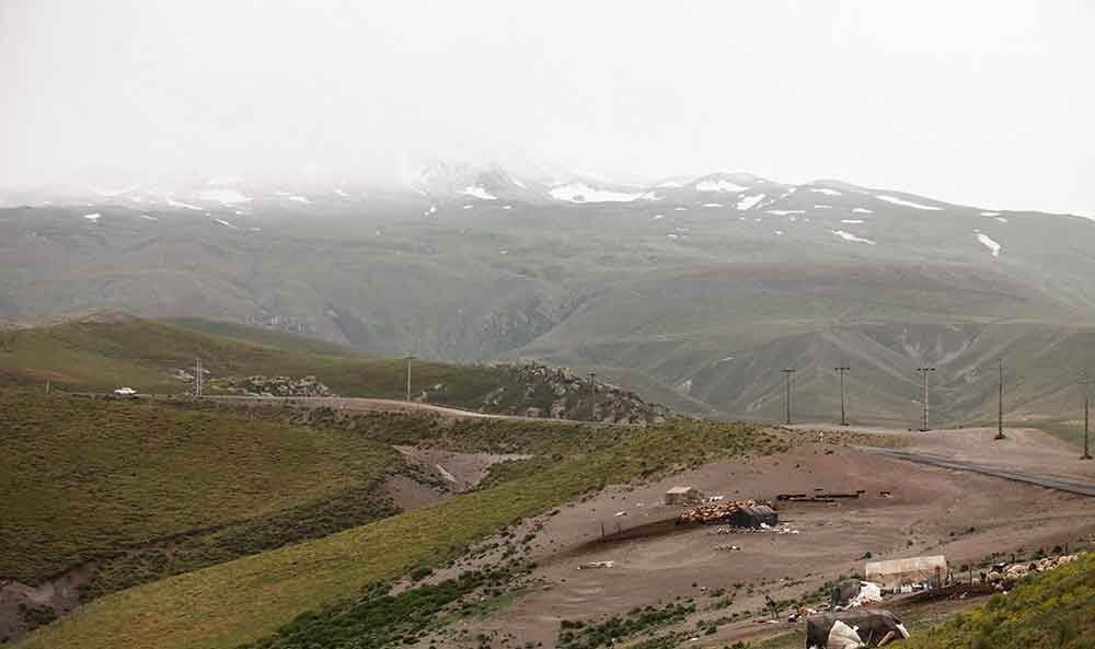 تصاویربرف تابستانی درکوه سبلان,عکس های سرما و برف تابستانی,تصاویربرف تابستانی در کوه سبلان ایران,