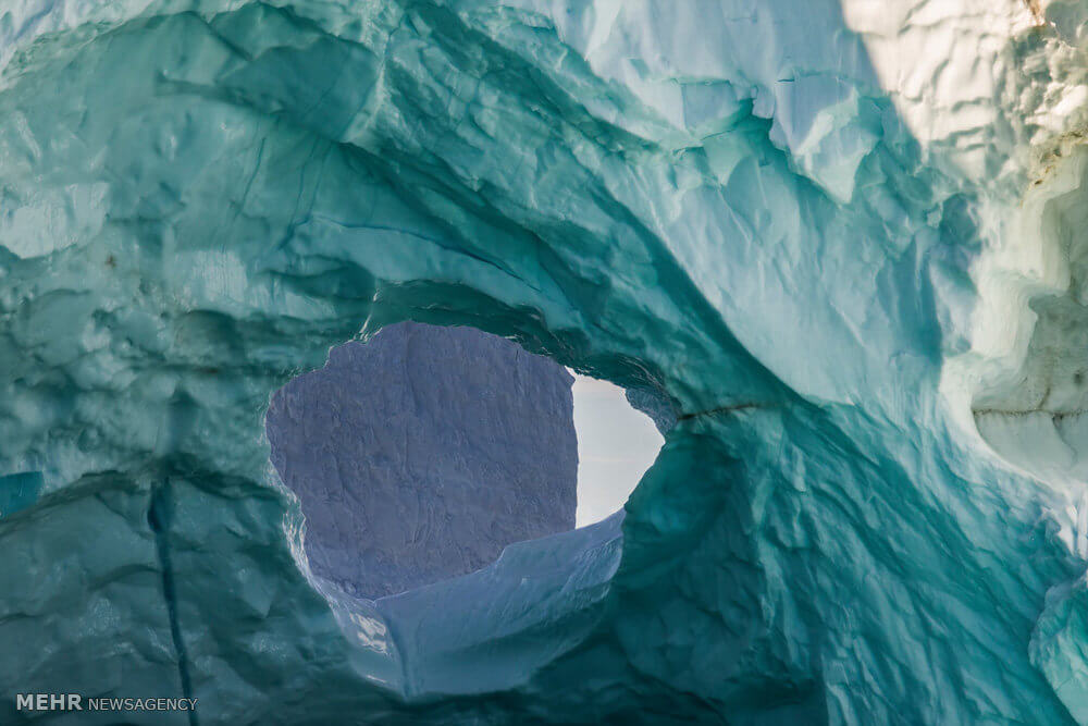 عکس آب شدن یخ,تصاویر آب شدن یخ,عکس آب شدن یخ در قطب شمال