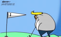 کاریکاتور دونالد ترامپ