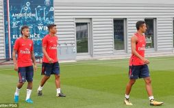 تصاویر تمرین نیماردرتیم پاری سن ژرمن,عکس های تمرین نیمار,تصاویرتمرینات تیم پاری سن ژرمن,