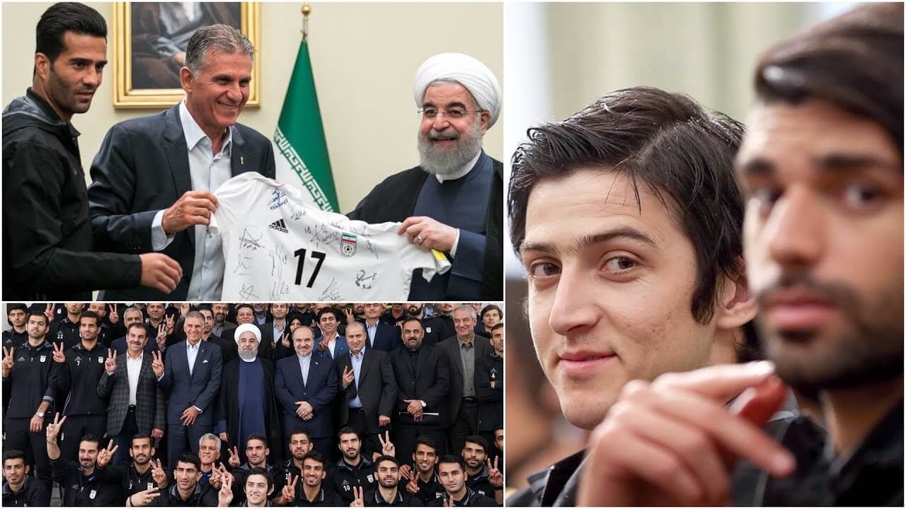 اخبار فوتبال,خبرهای فوتبال,فوتبال ملی,فوتبالیست های ایران و حسن روحانی