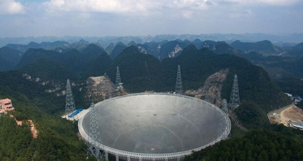 عملیات ساخت بزرگترین تلسکوپ رادیویی جهان عملیات ساخت بزرگترین تلسکوپ رادیویی جهان,اخبار علمی,خبرهای علمی,نجوم و فضا