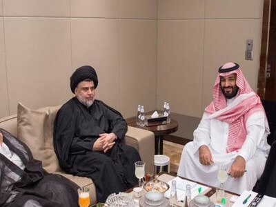 اخبار سیاسی,خبرهای سیاسی,خاورمیانه,محمد بن سلمان با مقتدی صدر