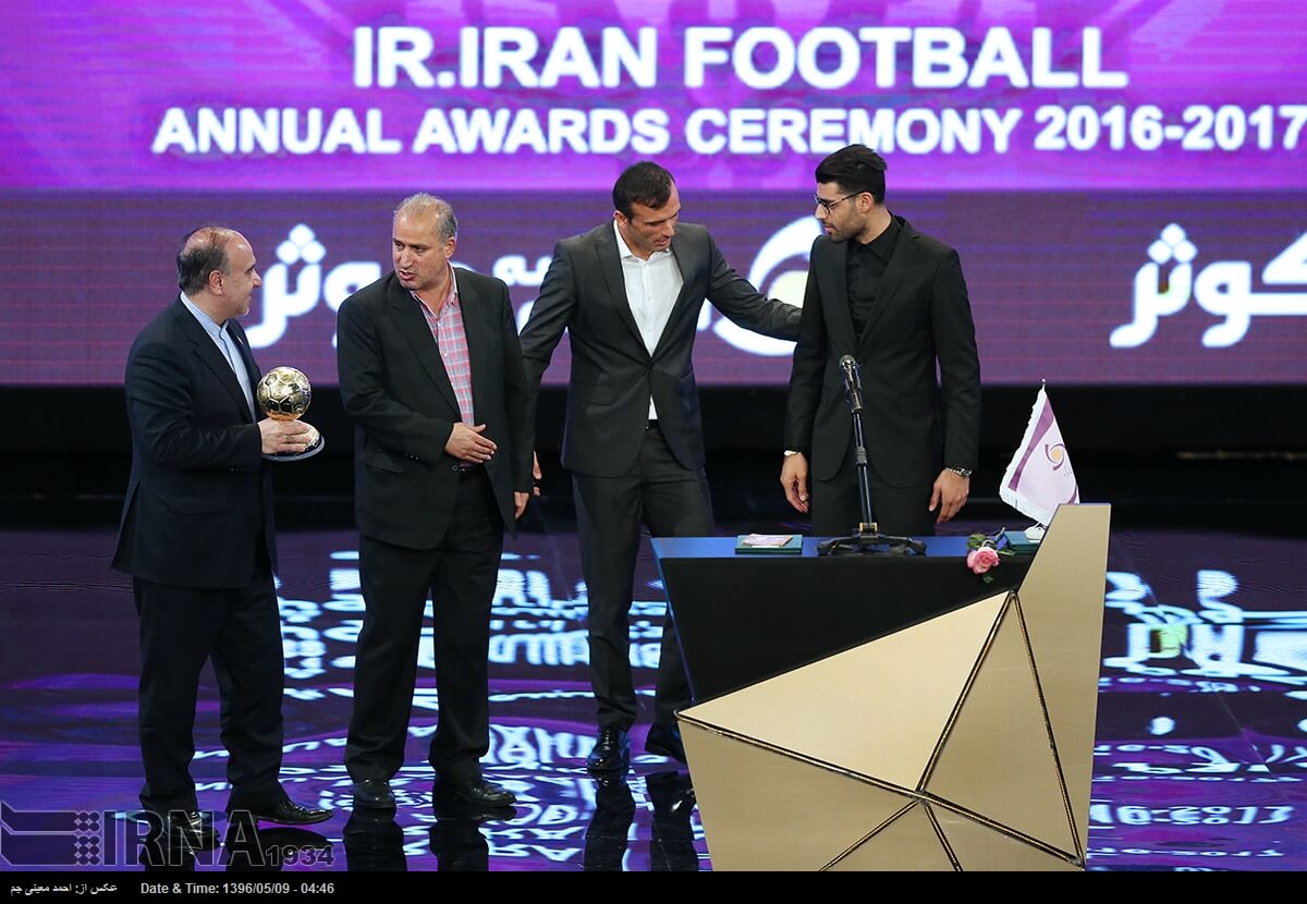 عکس های برترین های فوتبال ایران,تصاویر بهترین های فوتبال ایران,عکس بهترین بازیکن فوتبال ایران