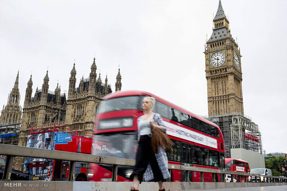 تصاویر آخرین ثانیه های ساعت بیگ بن در لندن‎,عکس های آخرین ثانیه های ساعت بیگ بن در لندن‎,تصویر جالب ساعت بیگ بن در لندن‎