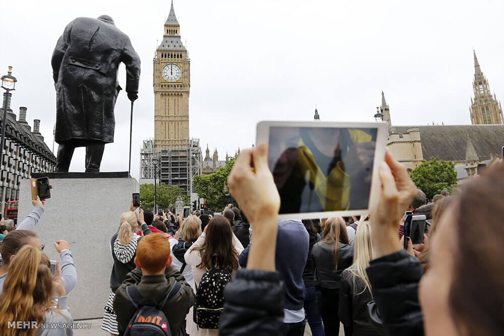 تصاویر آخرین ثانیه های ساعت بیگ بن در لندن‎,عکس های آخرین ثانیه های ساعت بیگ بن در لندن‎,تصویر جالب ساعت بیگ بن در لندن‎