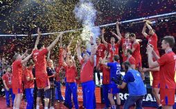 تصاویرقهرمانی والیبال روسیه,عکس های مسابقات قهرمانی اروپا2017,تصاویروالیبال قهرمانی مردان اروپا,