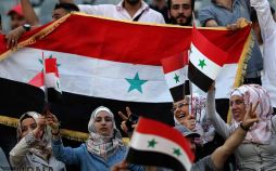 تصاویر تماشاگران زن سوری در ورزشگاه آزادی,عکس های زنان سوری در ورزشگاه آزادی,تصویر تماشاگران زن سوری در ورزشگاه آزادی