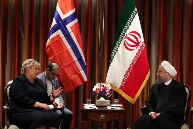 دیدار روحانی نخست وزیر نروژ,اخبار سیاسی,خبرهای سیاسی,سیاست خارجی