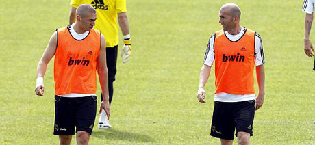 زیدان و بنزما زیدان و بنزما,اخبار فوتبال,خبرهای فوتبال,اخبار فوتبال جهان