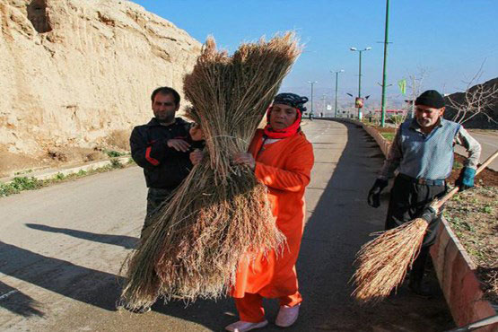 زن رفتگر ایران,اخبار اجتماعی,خبرهای اجتماعی,جامعه