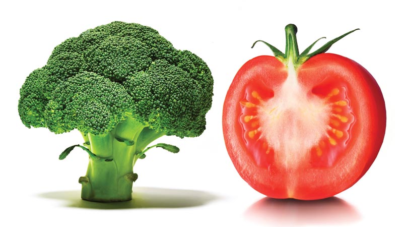 گوجه فرنگی و کلم بروکلی,اخبار پزشکی,خبرهای پزشکی,مشاوره پزشکی