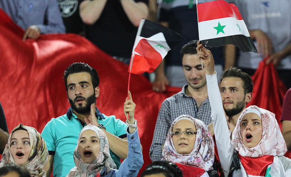 زنان سوری در ورزشگاه آزادی,اخبار فوتبال,خبرهای فوتبال,فوتبال ملی